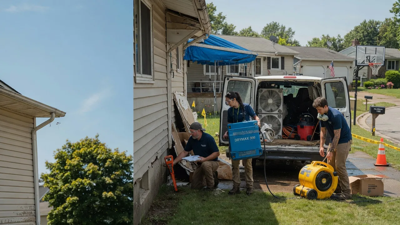 Ceiling Leak Cleanup in Monroeville, OH near me