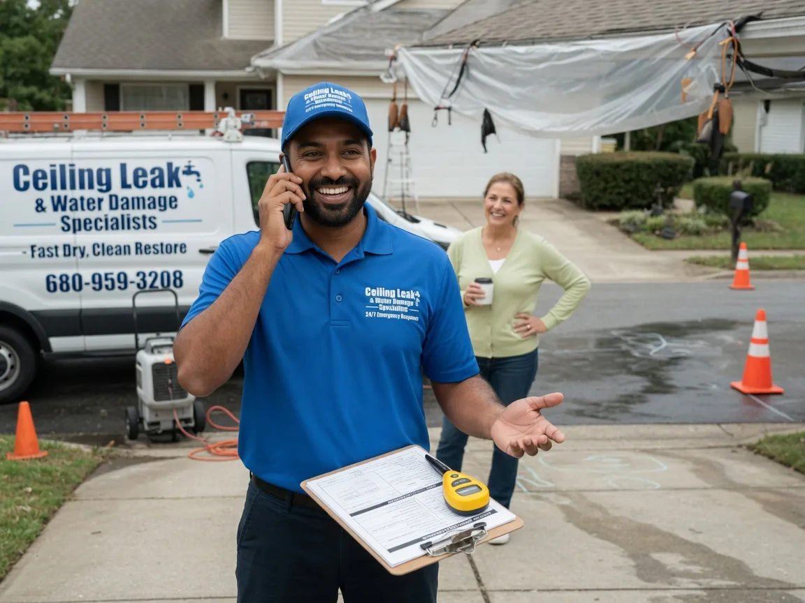 Ceiling Leak Cleanup Monroeville, OH FAQs